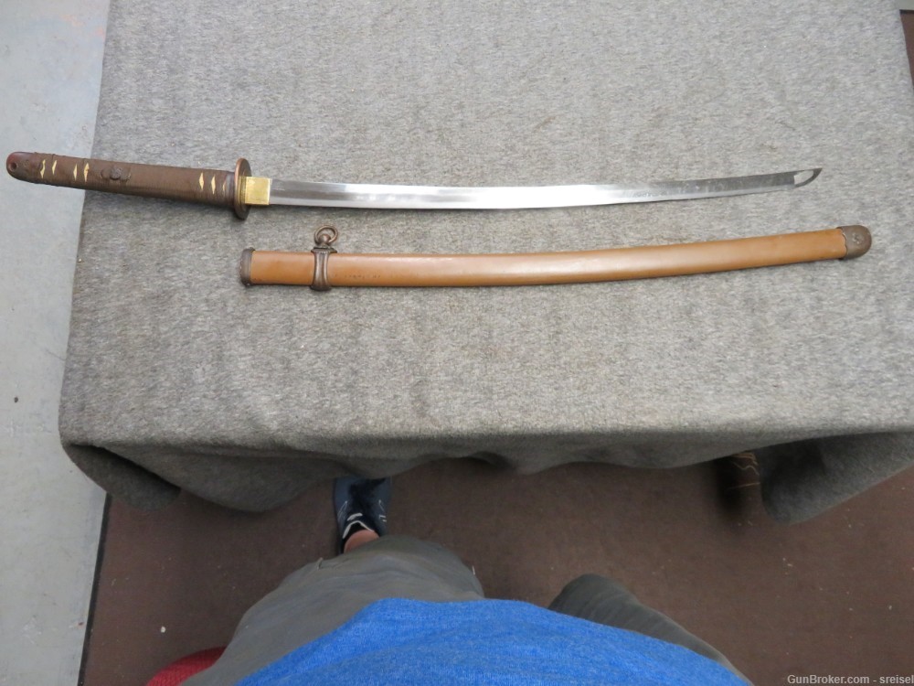 WWII JAPANESE ARMY OFFICER LATE WAR SHIN GUNTO SWORD