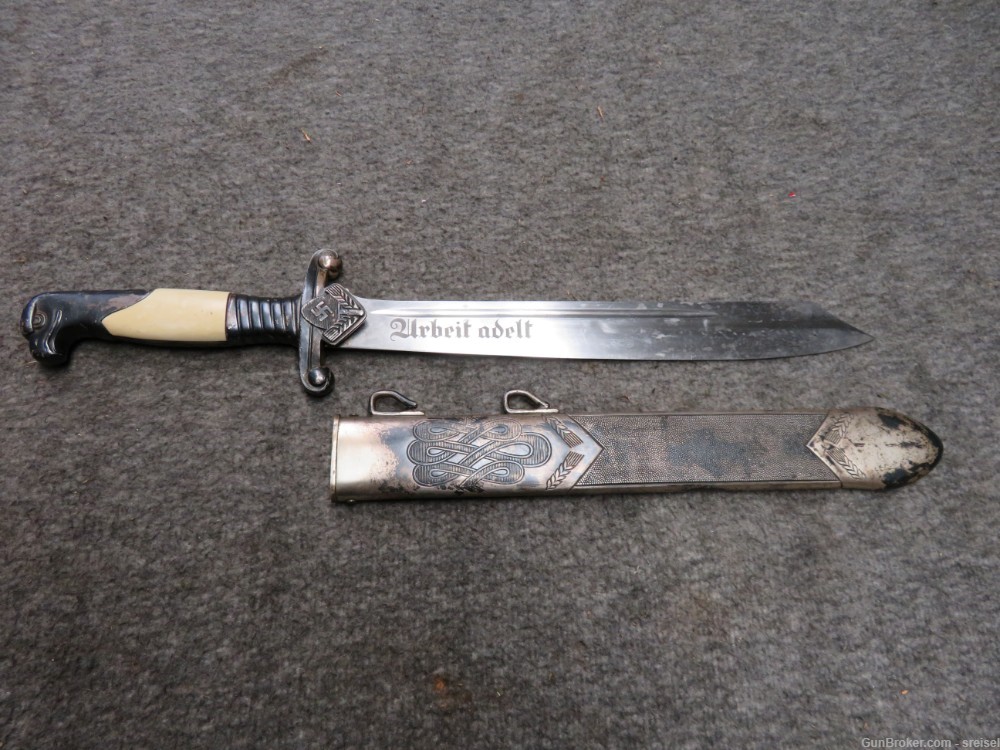 WWII GERMAN RAD LABOR CORPS OFFICER HEWER DAGGER