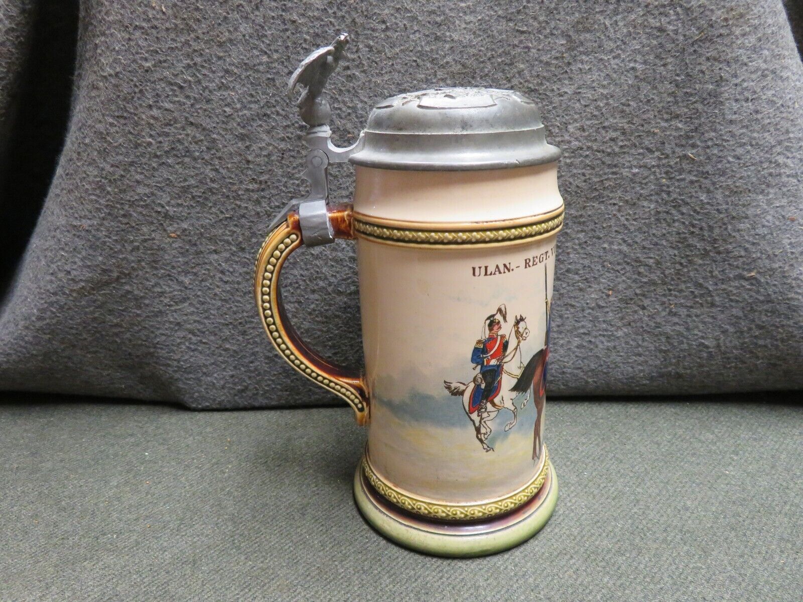 PRE WWI IMPERIAL GERMAN ARMY COMMEMORATIVE BEER STEIN