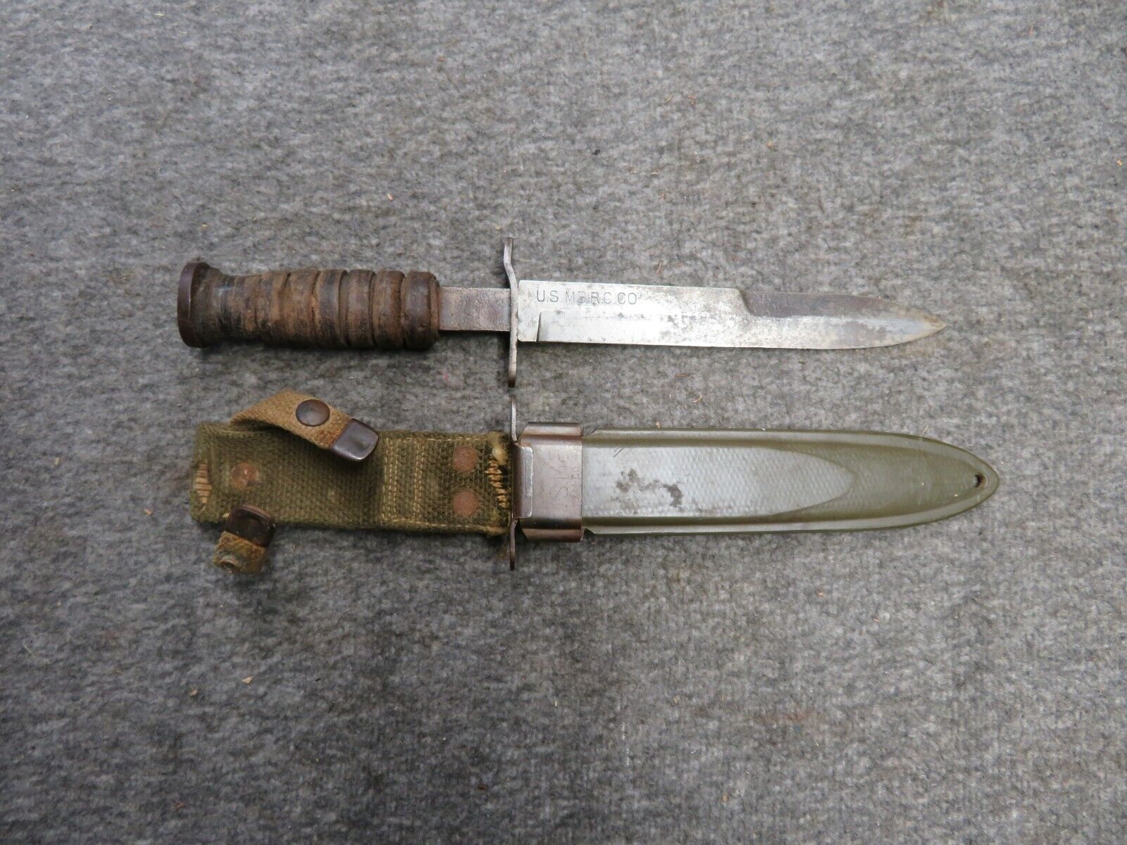 WWII US ARMY M3 FIGHTING KNIFE