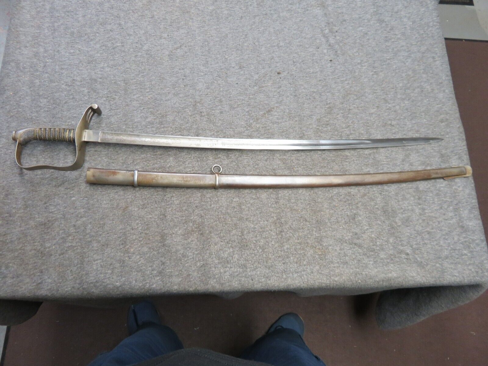 WWI AUSTRIAN MODEL 1861 INFANTRY OFFICER SWORD