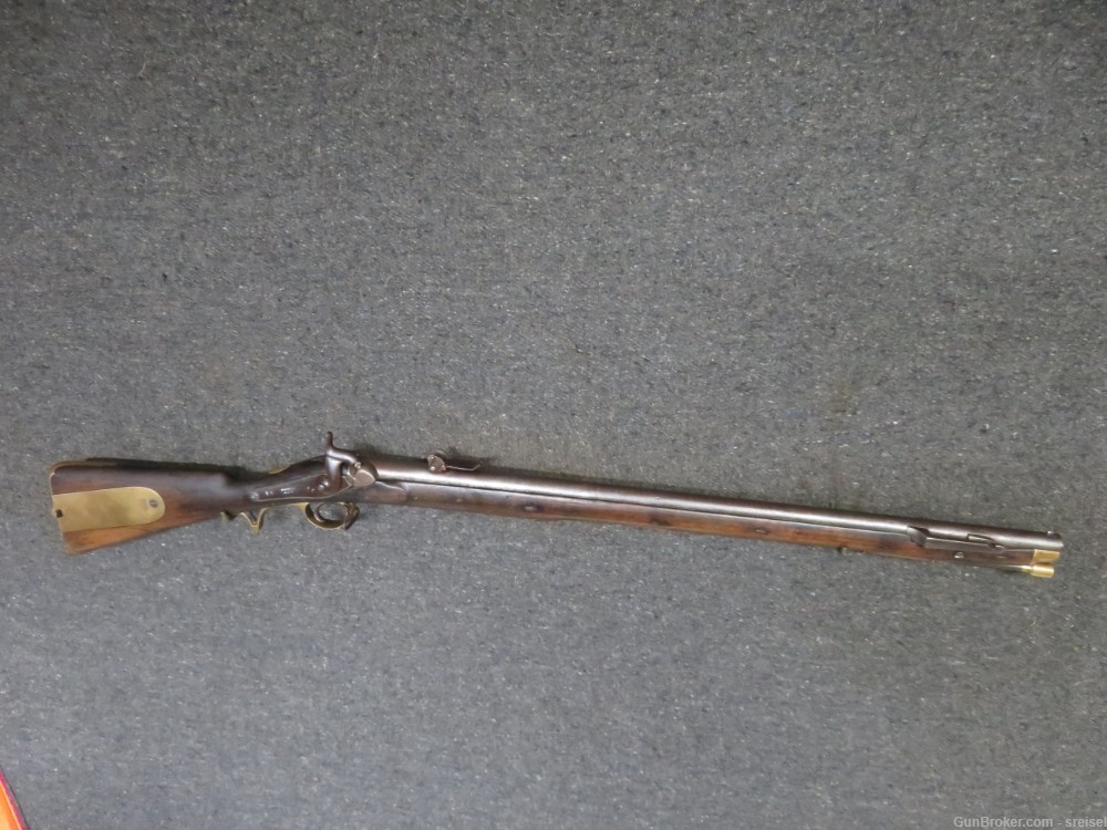 ANTIQUE RUSSIAN MODEL 1843 LUTTICH CARBINE PERCUSSION RIFLE