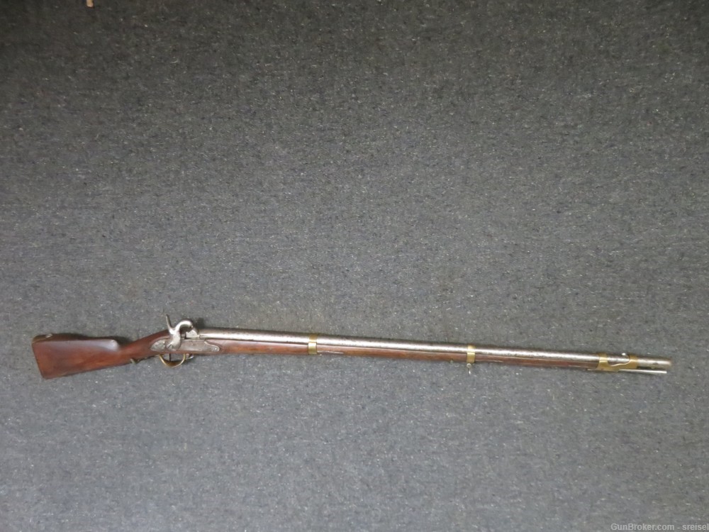 CIVIL WAR IMPORT ITALIAN MUSKET-NAPOLI MARKED LOCK