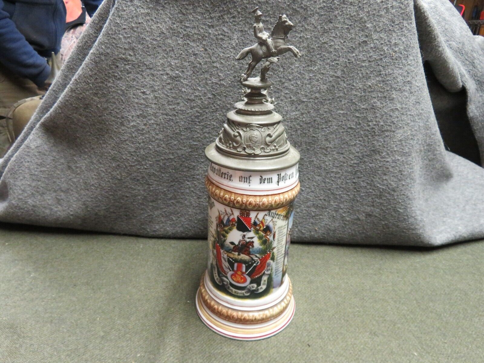 WWI IMPERIAL GERMAN ARMY COMMEMORATIVE BEER STEIN