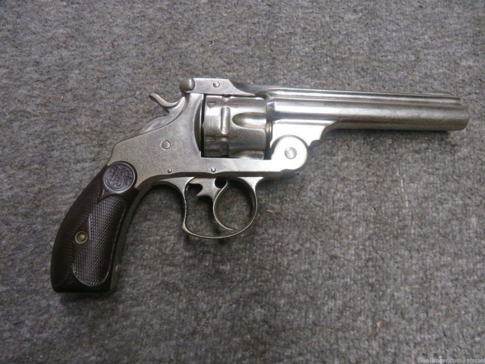 ANTIQUE SMITH & WESSON 44 DOUBLE ACTION FIRST MODEL REVOLVER