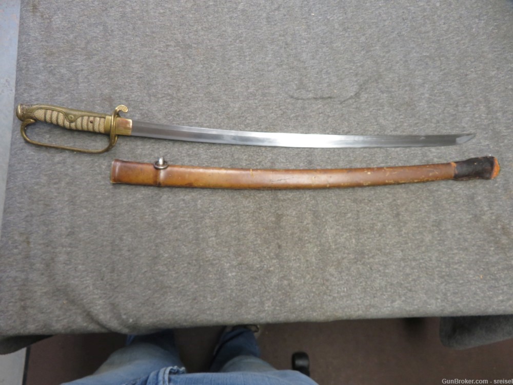 PRE WWII JAPANESE ARMY COMPANY GRADE OFFICER TYPE 19 KYU GUNTO COMBAT SWORD