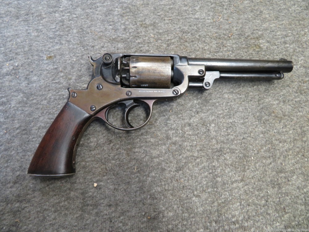 CIVIL WAR STARR MODEL 1858 NAVY DOUBLE ACTION REVOLVER