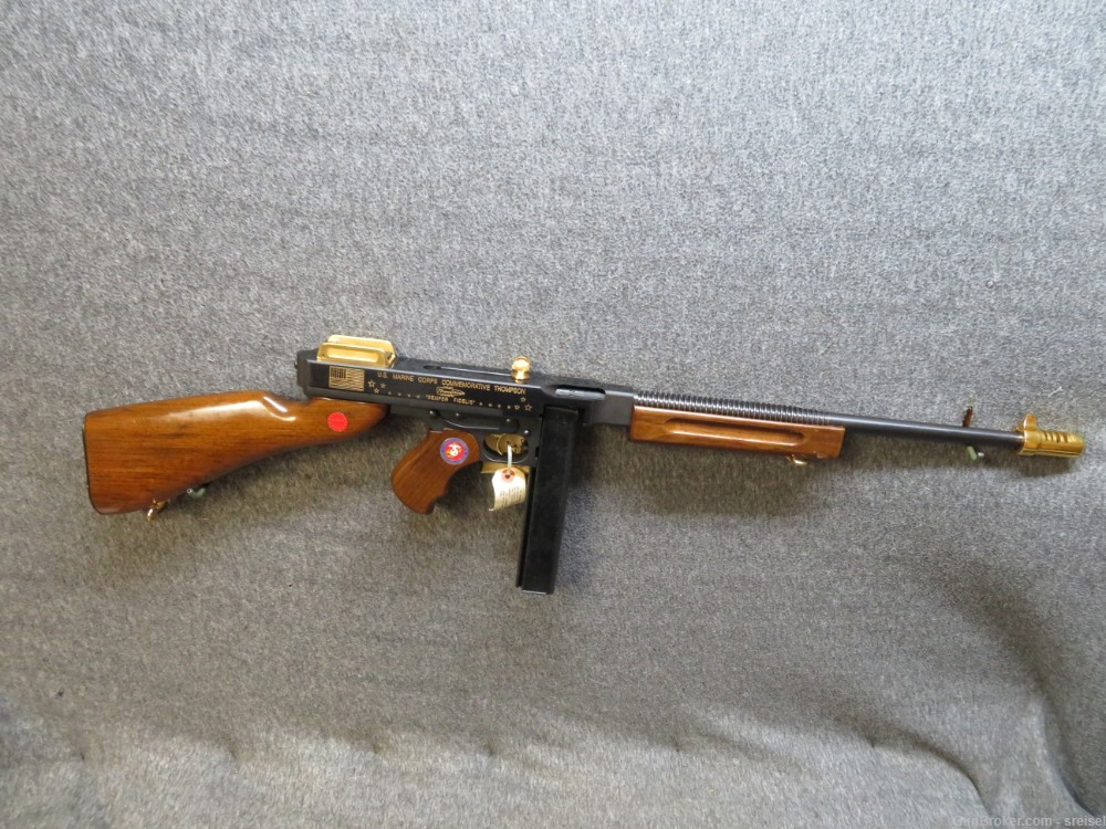 U.S. MARINE CORPS COMMEMORATIVE THOMPSON SEMI AUTO RIFLE