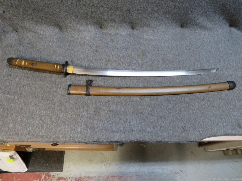 WWII JAPANESE ARMY LATE WAR OFFICER SHIN GUNTO SWORD