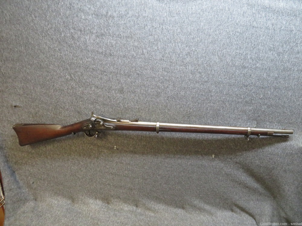 ANTIQUE US MODEL 1866 (2ND ALLIN CONVERSION) TRAPDOOR SPRINGFIELD RIFLE
