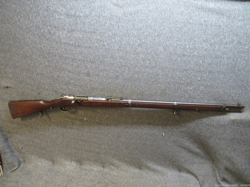 Antique German 71/84 Mauser Rifle – Spandau 1888 – Jäger Modified, Serial #17