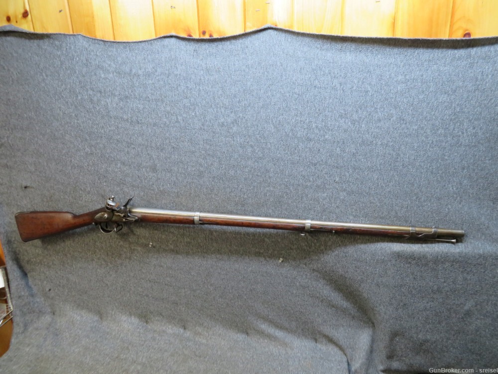 Antique US Model 1840 Flintlock Musket – Springfield 184