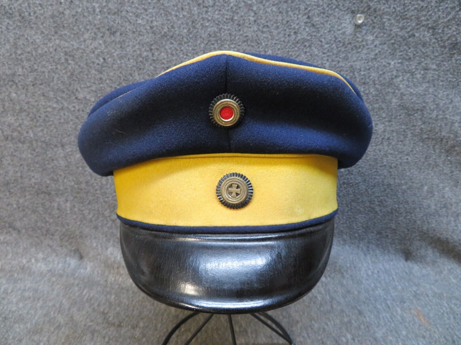 Imperial German Dunkelblau Uhlan Visor Cap – Scarce Find
