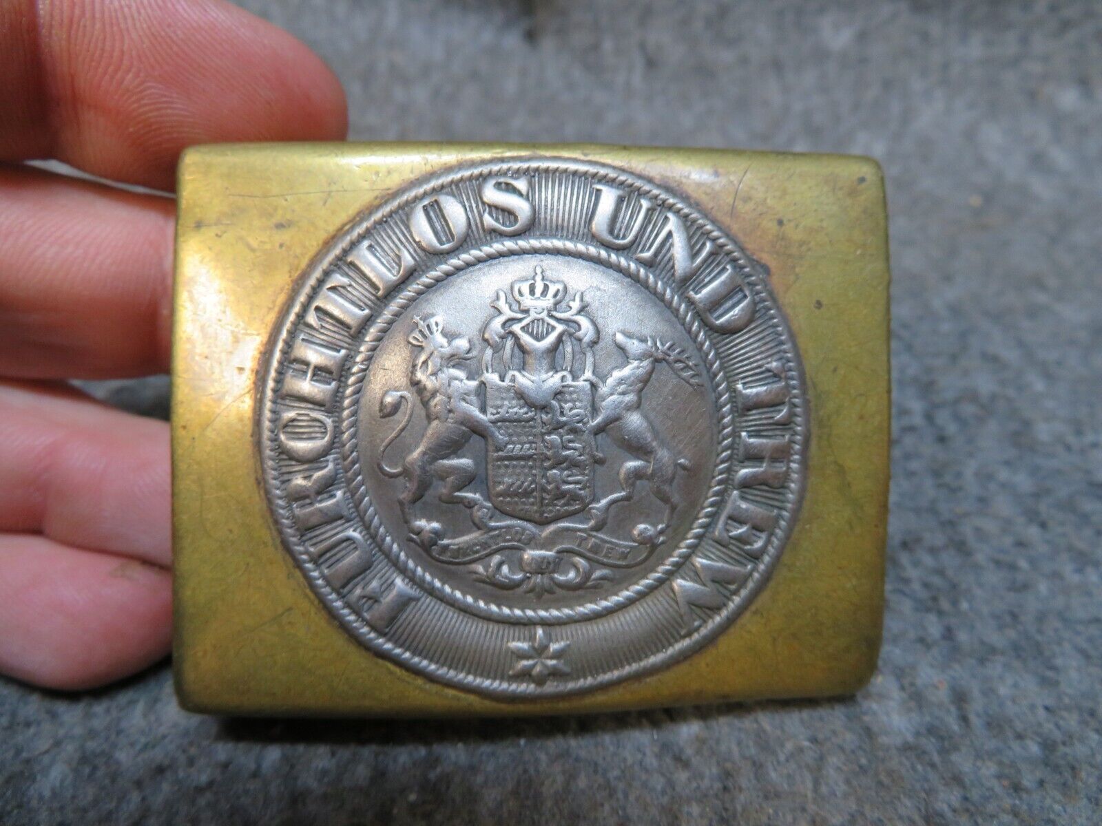 Imperial German 1847 Württemberg Army Belt Buckle – Rare