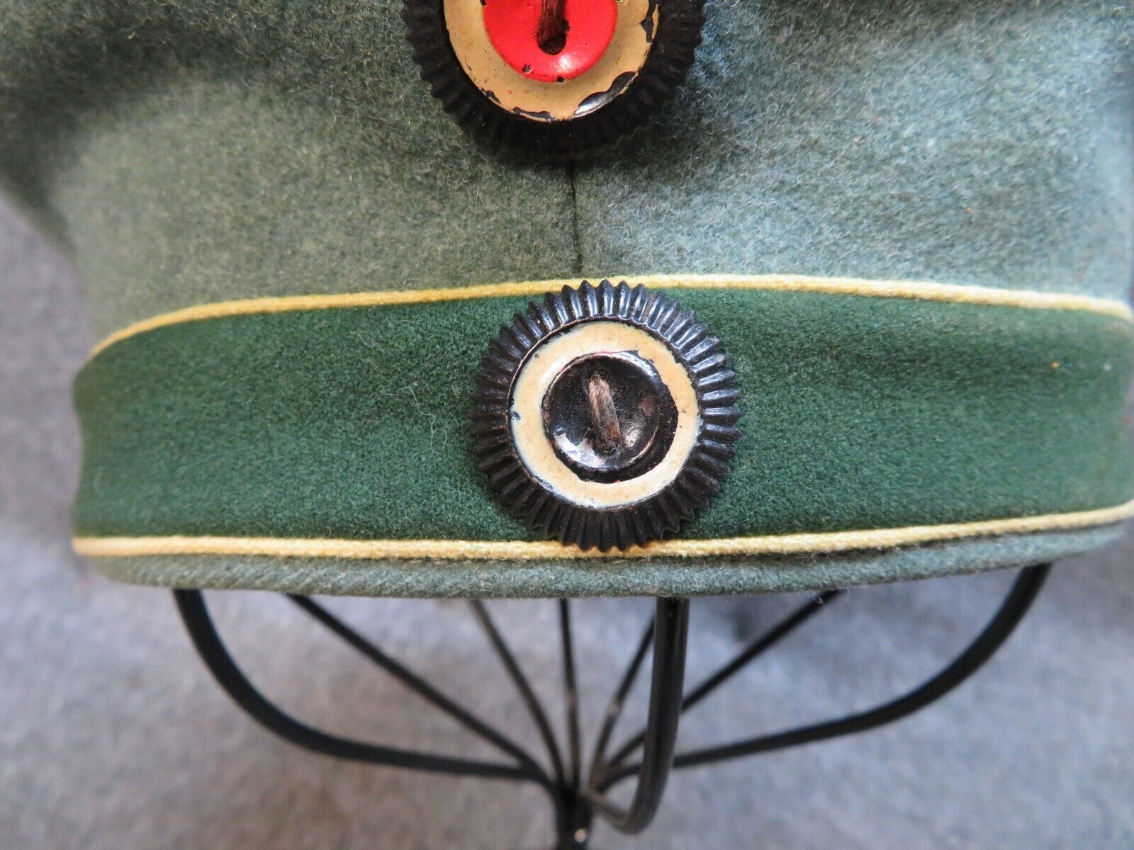 WWI German Army Feldmütze Cap – 1913 Dated, 5th Jäger Zu Pferde Unit Marked – Original