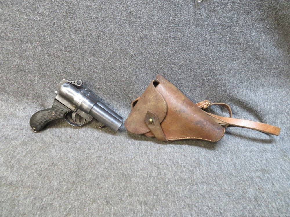 Korean War Chinese G-80 Flare Pistol – Double Barrel, Type 90 Style