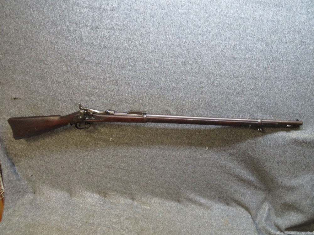 Antique US Model 1888 Trapdoor Springfield Rifle with Ramrod Bayonet