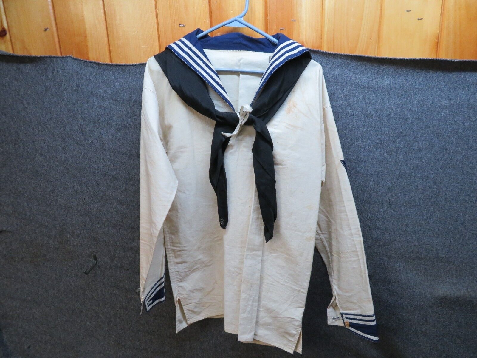 WWI German Navy Jumper – Signals Seaman First Class – Very Good Condition w/ Scarf