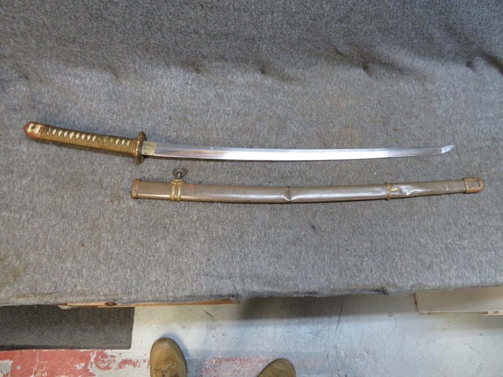 WWII Japanese Officer Shin Gunto Sword – Iwo Jima Bringback | Rare Find
