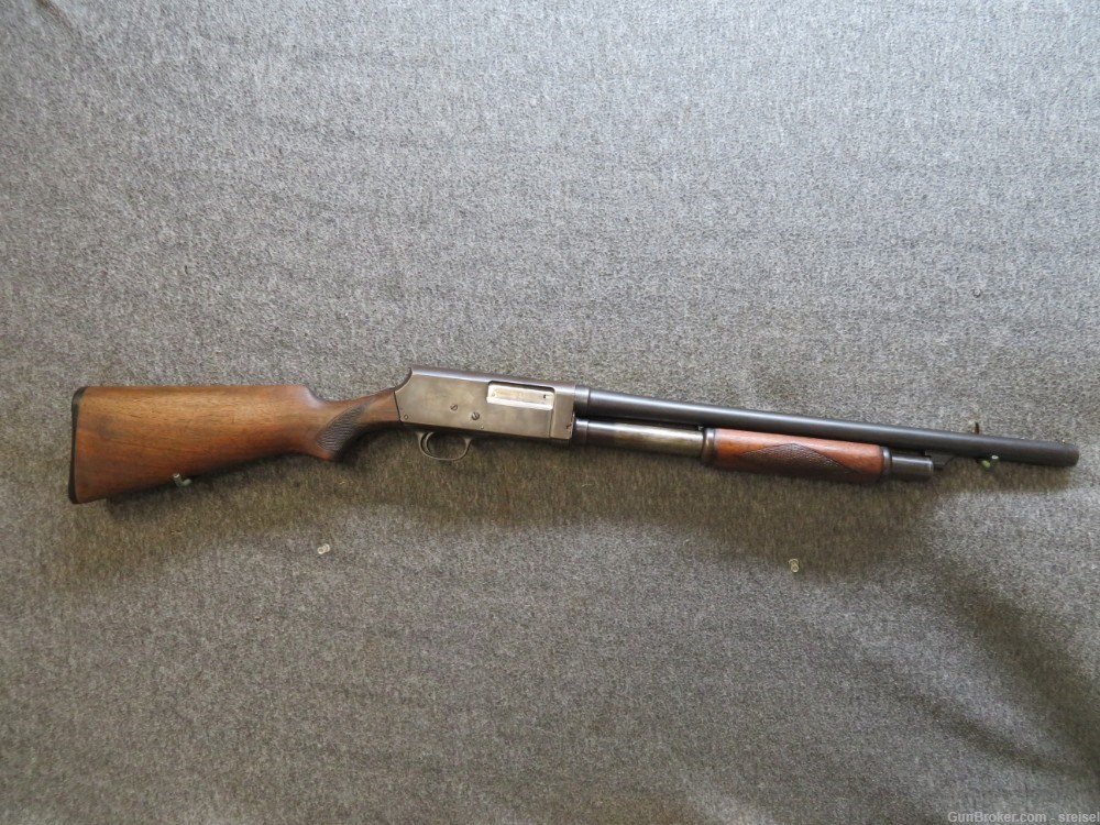 WWII U.S. Military Stevens Model 520-30 Riot Gun – Authentic Original Markings