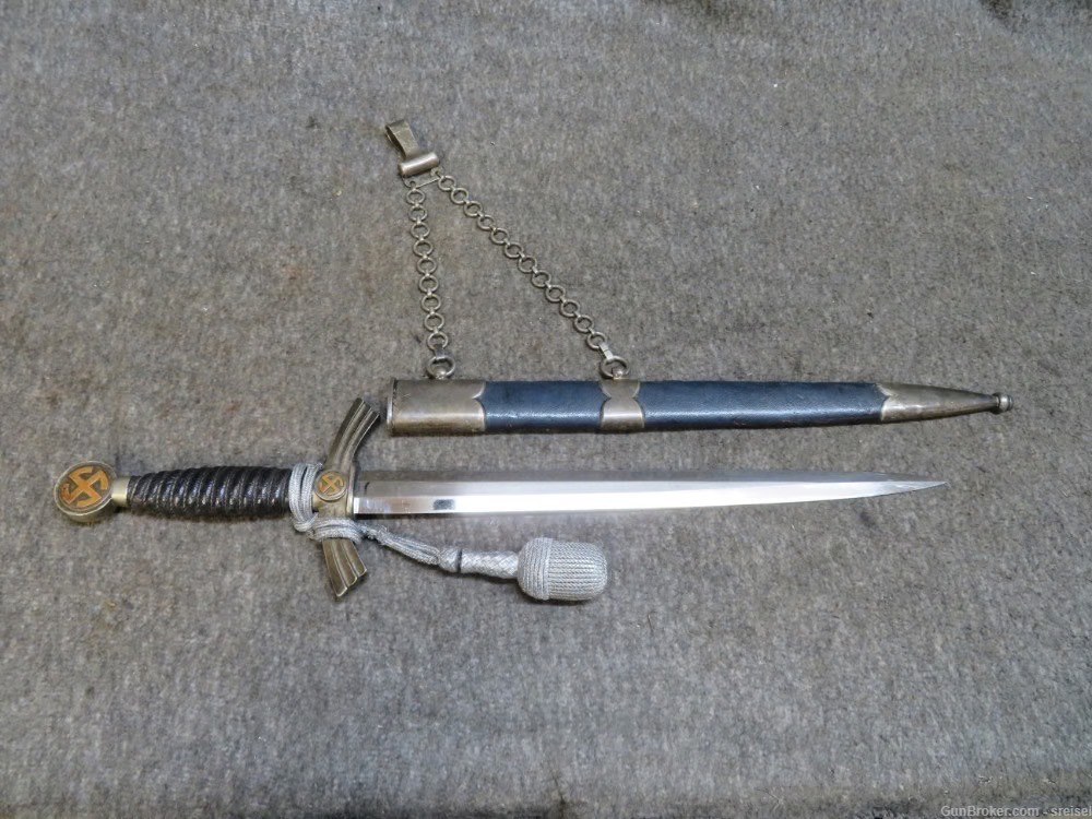 WWII Luftwaffe Dagger 1st Model – Weyersberg – Clean Blade