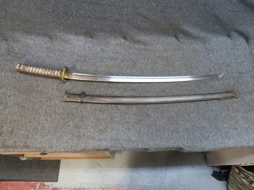 WWII Japanese Type 95 NCO Sword w/ Scabbard