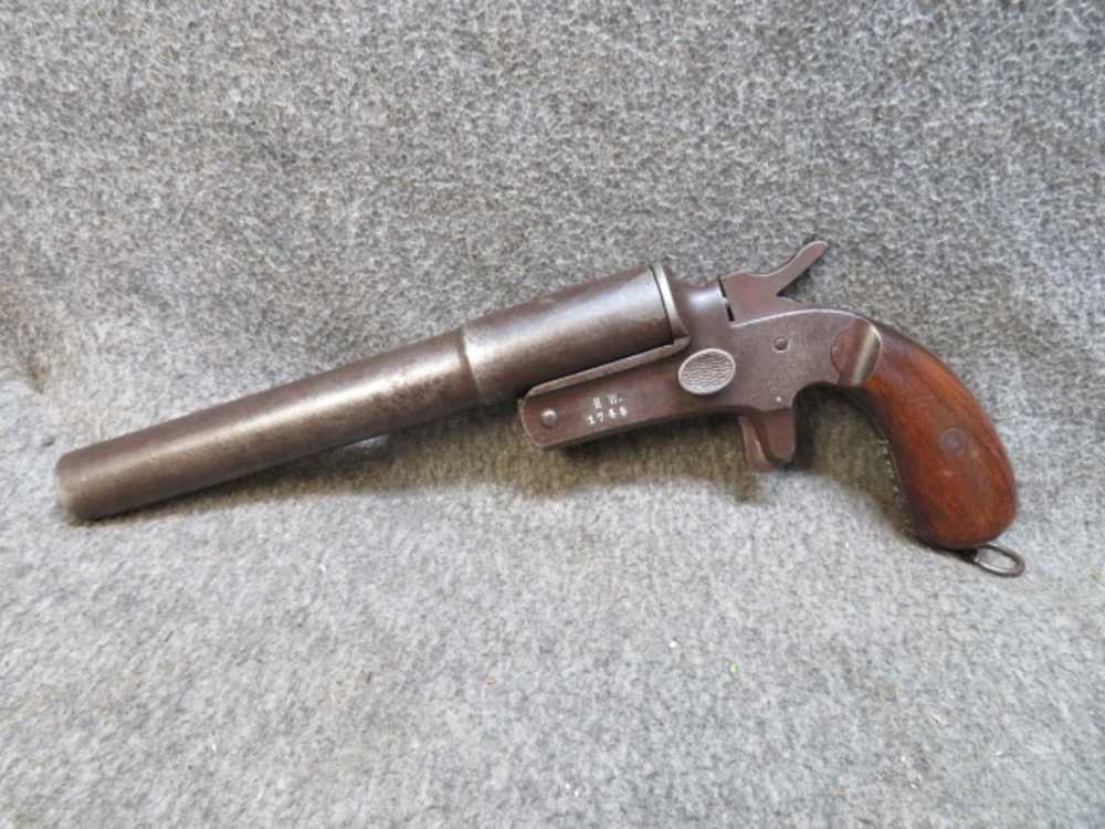 WWI German Druckknopf Push-Button Flare Pistol