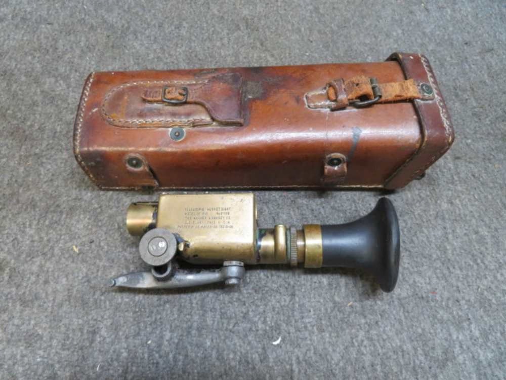 WWI US Warner & Swasey Model 1913 Telescopic Musket Sight with Original Case