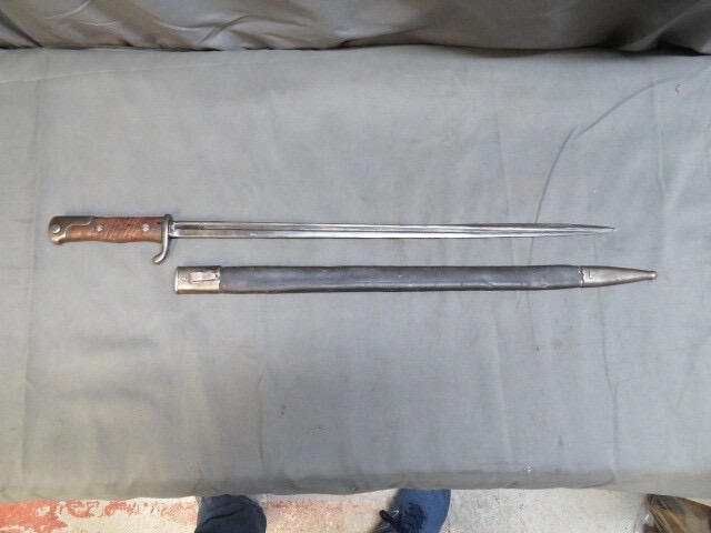 Pre-WWI German SG 98 Mauser Quillback Bayonet