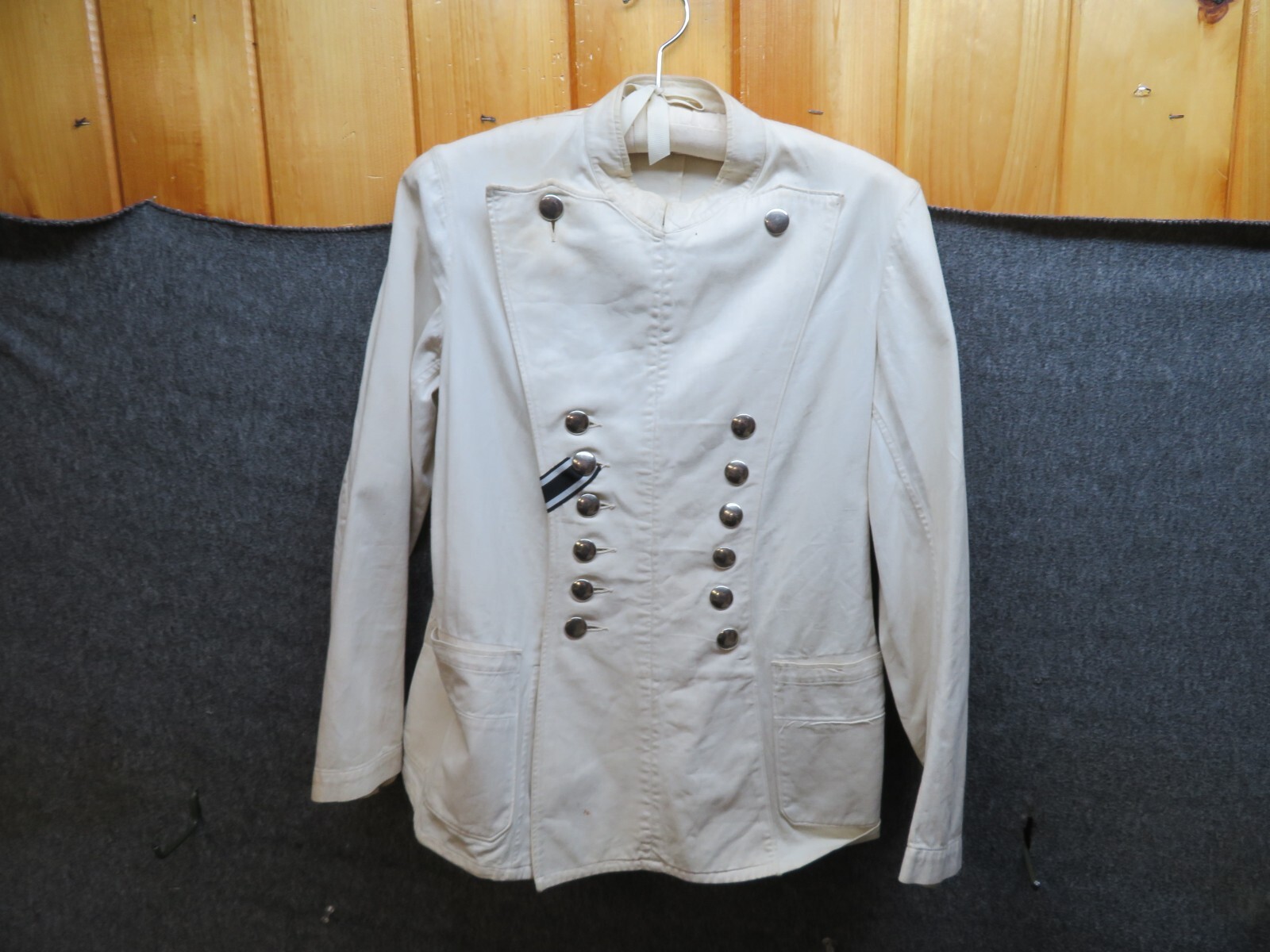 WWI Imperial German Army White Dress Uniform with Iron Cross Ribbon