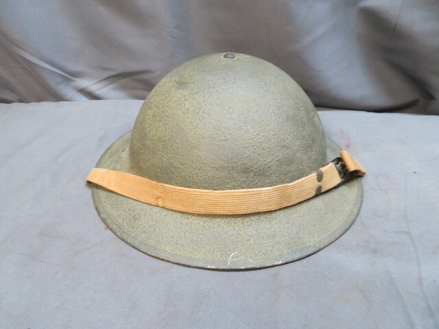 WWII US Model 1917A1 “Kelly” Helmet – Original with Liner & Chinstrap