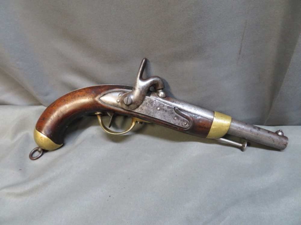 Antique French Mle 1822 T bis Percussion Pistol