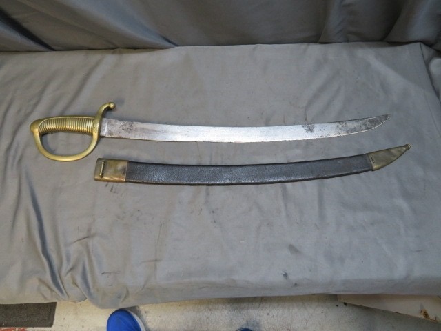 French AN IX Infantry Briquet Sword with Scabbard