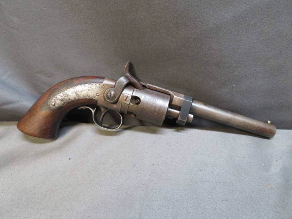 Massachusetts Arms Co. Wesson & Leavitt Belt Model Revolver – Rare Early American Revolver (Only 1000 Made)