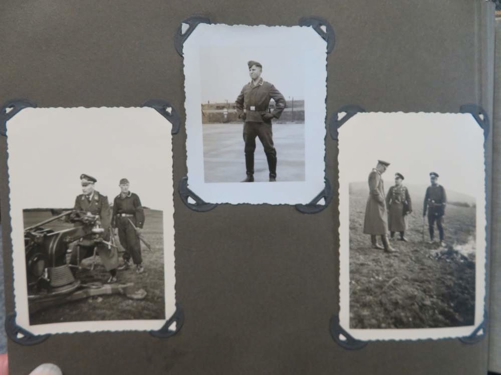 WWII German Luftwaffe Flak Unit Photo Album – 130 Original Wartime Pictures