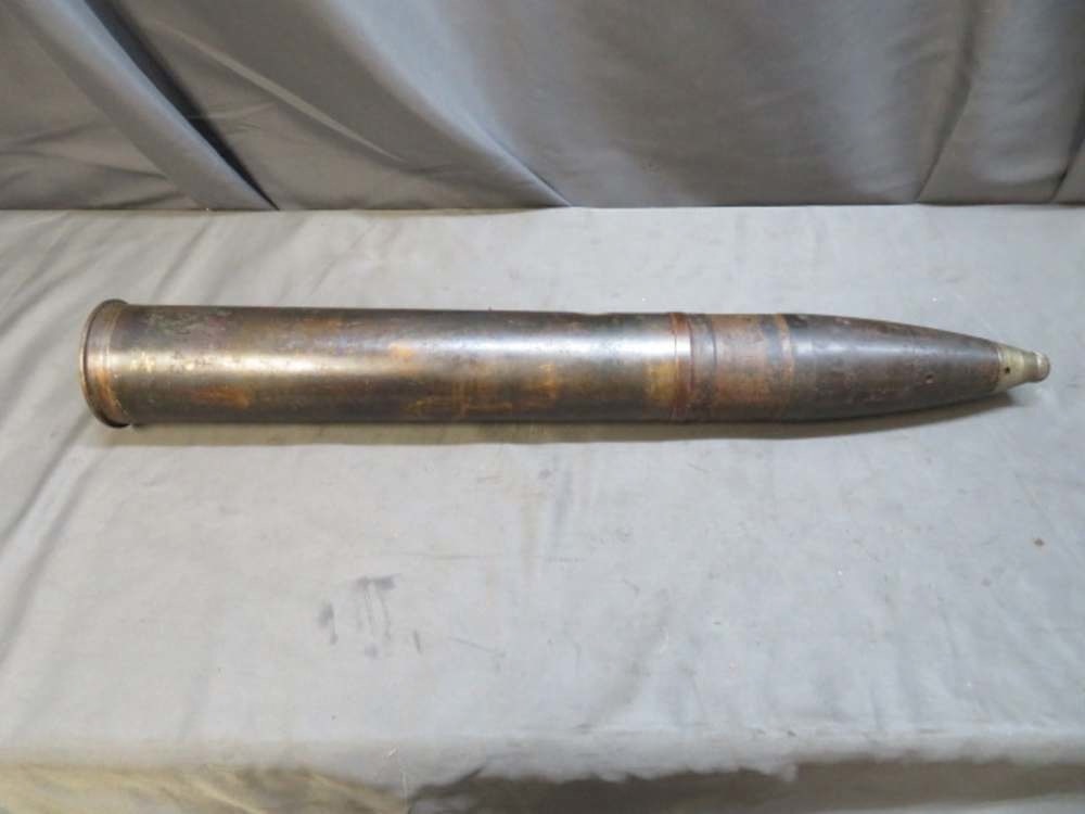 WWII Russian T-34 Tank Main Gun Round – Original 1940-Dated