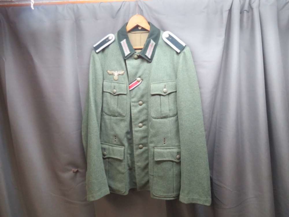 WWII German Army M36 Uniform Tunic with Insignia