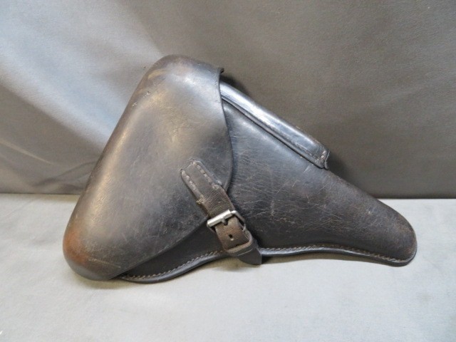 WWII German P08 Luger Pistol Holster – 1936 Ryffel & Borns Hannover – Named & Original