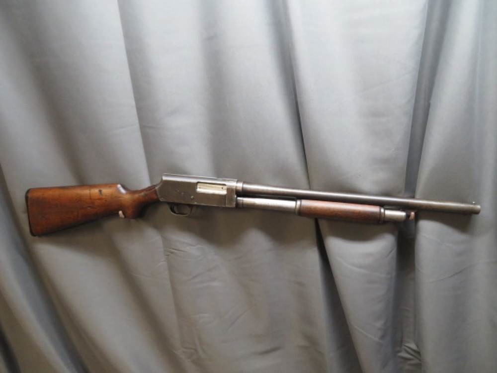 WWII US Stevens Model 520-30 Riot Shotgun – Original Finish