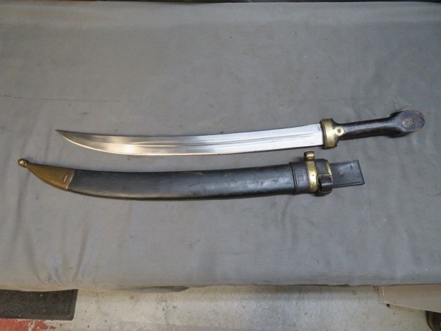 WWI Russian Model 1907 Kindjal Sword – 1916 Dated – Scabbard & Frog
