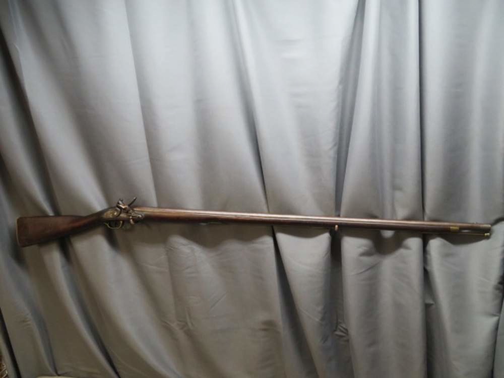 Antique New England Flintlock Militia Musket