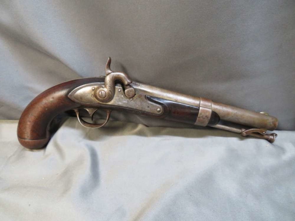 Antique US Model 1836 Pistol – R. Johnson 1840 Percussion Conversion