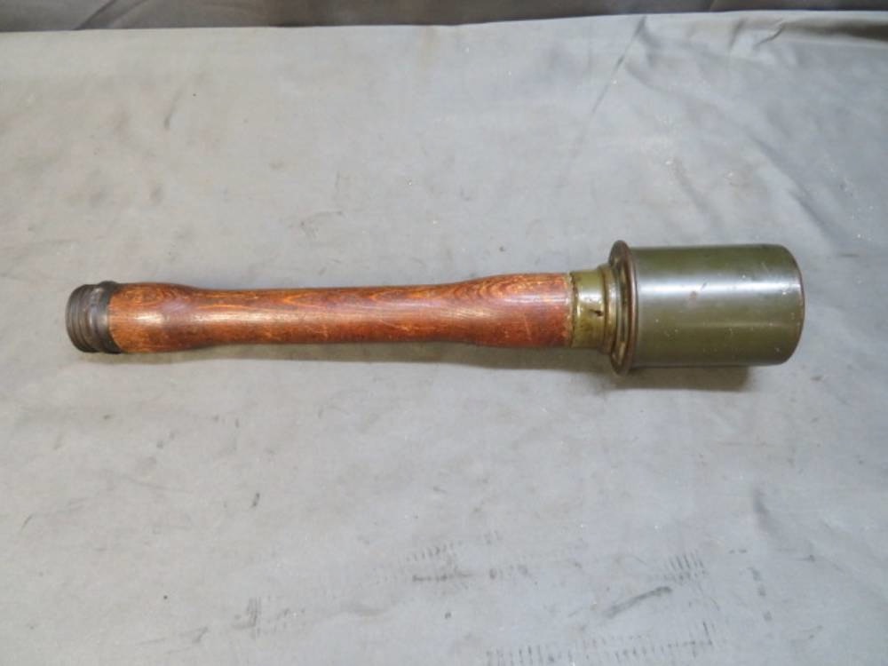 WWII German M1924 Stick Grenade – Original Combat Issue 1943 – Great Markings