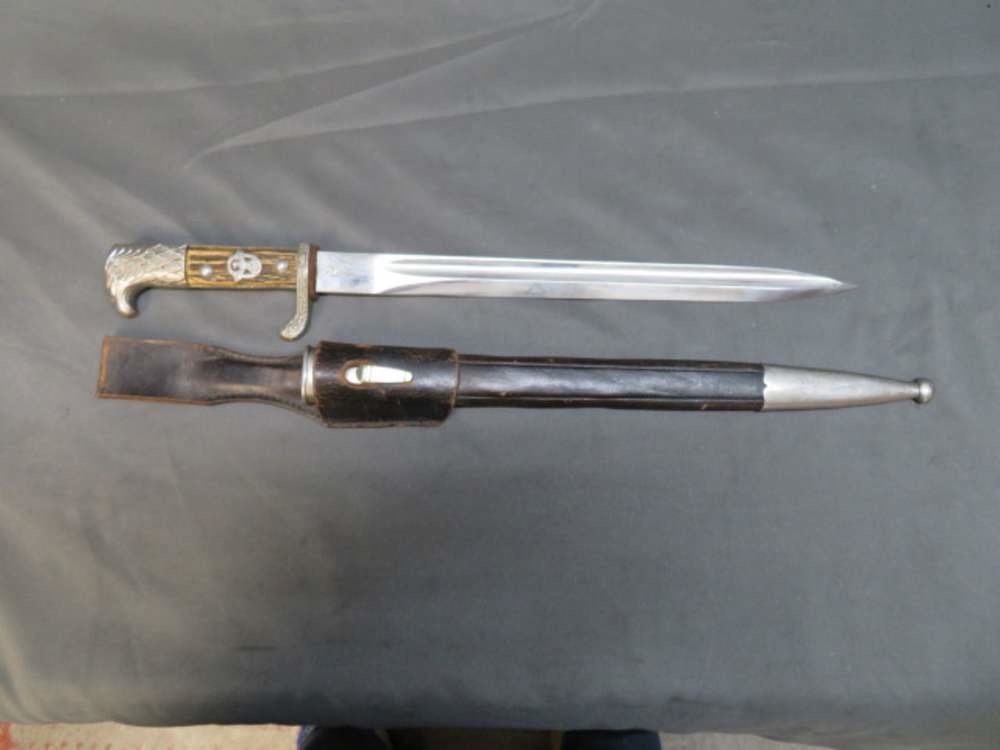WWII German Police Bayonet with Scabbard & Frog – Horster –