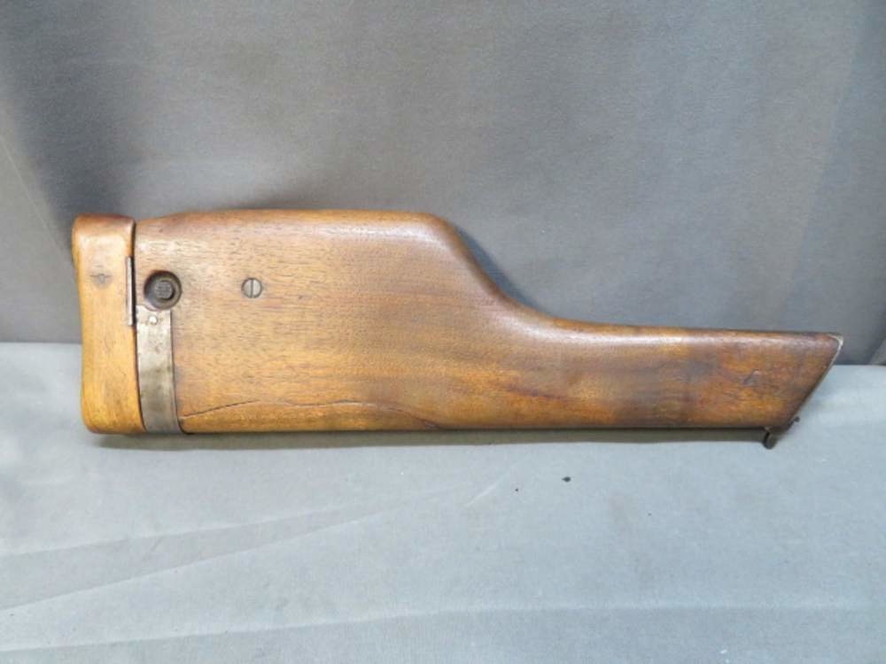 WWI German C96 Mauser Broomhandle Pistol Wooden Stock / Holster – Original