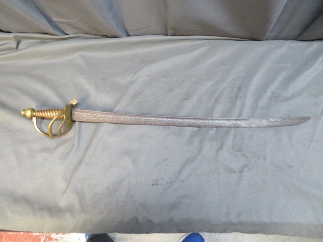 Revolutionary War British Pattern 1751 Hanger Sword – Guernsey Unit Marked