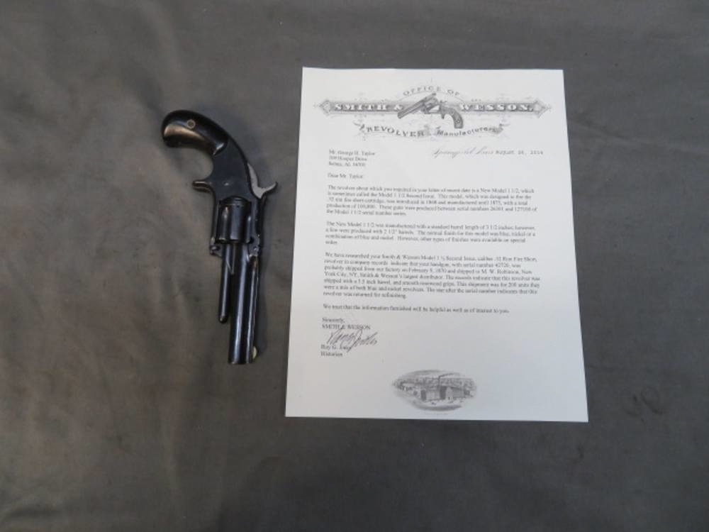 Antique Smith & Wesson Model No. 1 ½ Second Issue Revolver