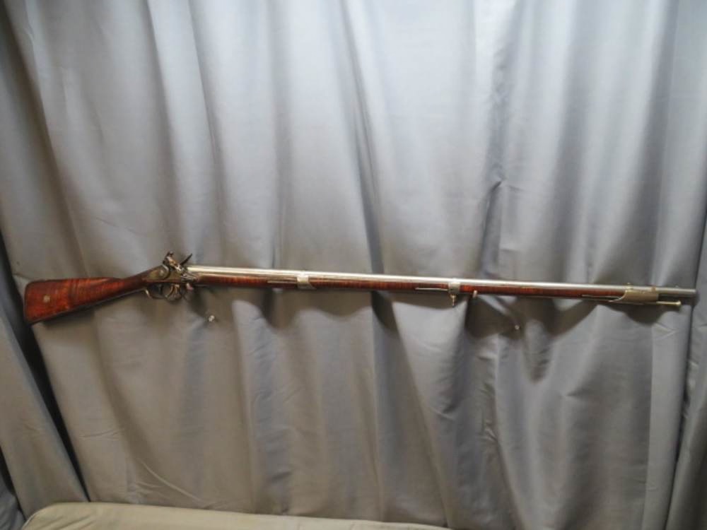 Antique American Militia Flintlock Musket with Ketland Lock