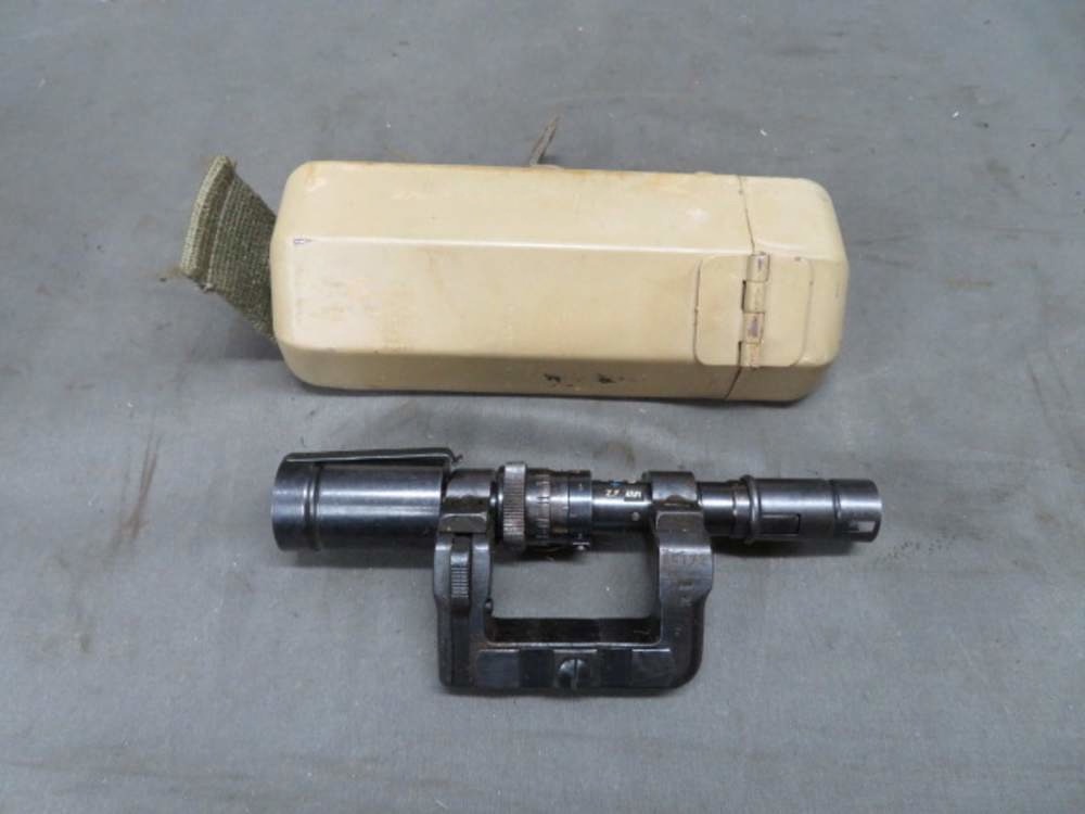 WWII German ZF41 Sniper Scope for K98 Mauser | w/ Can — Very Scarce