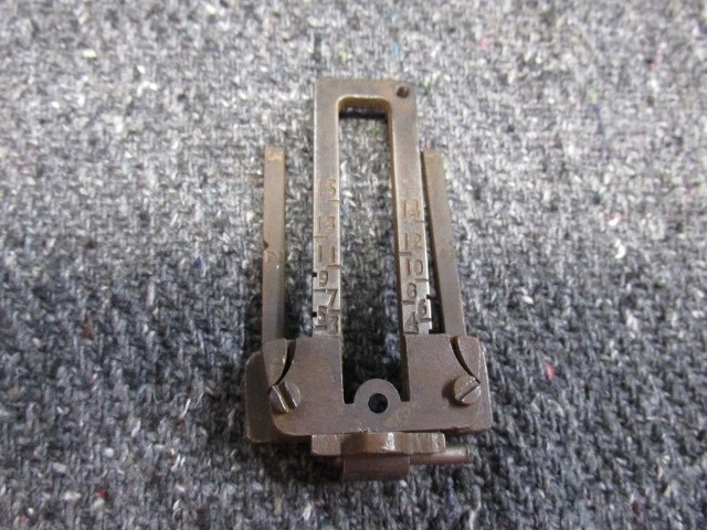 WWII Japanese Type 99 Arisaka Rifle – Scarce Aircraft Rear Sight – Complete & Original | Eisel Armory